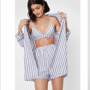 3 Piece Striped Pj Set by Nasty Gal